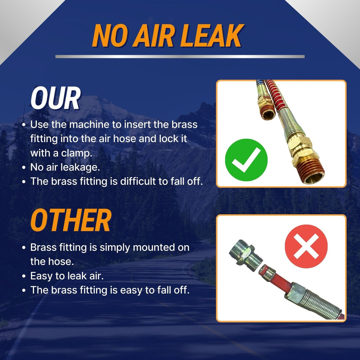 12ft Air Brake Hose | Cold-Resistant | Replacement Phillips 11-340