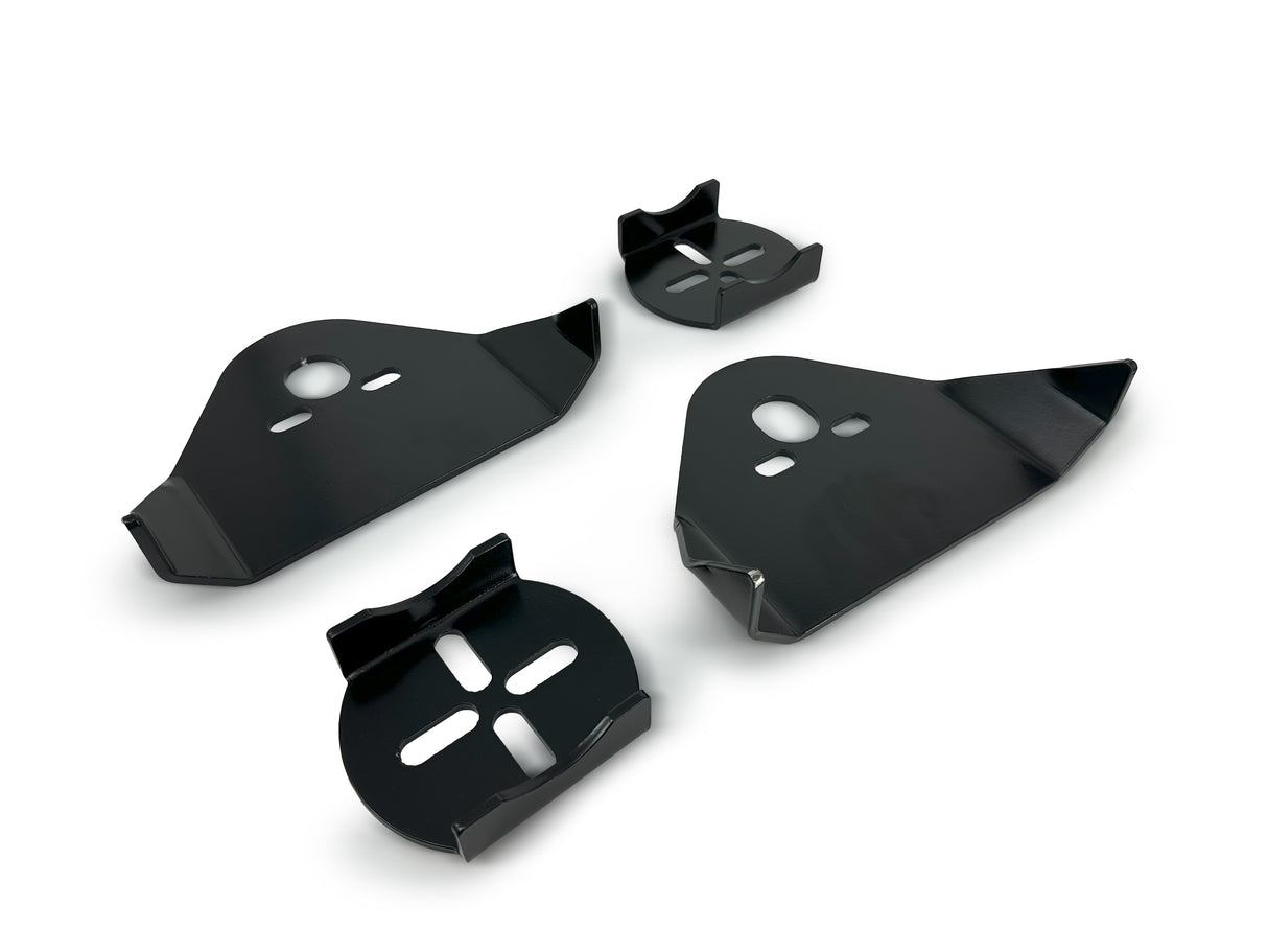 Weld-On Rear Air Ride Mounting Brackets with Air Spring Bag for Ford, Chevrolet, GMC, Dodge RAM Pickups