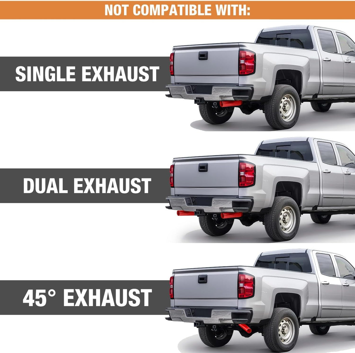 20" Hitch-Mounted Stone Guards for Trucks, RVs & Trailers | Heavy-Duty Splash Guard for Pick Up