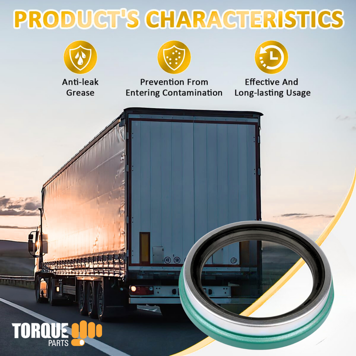 TORQUE Classic Wheel Seal Replaces SKF 35066 Stemco 383-0136 Aftermarketus Wheel Seals