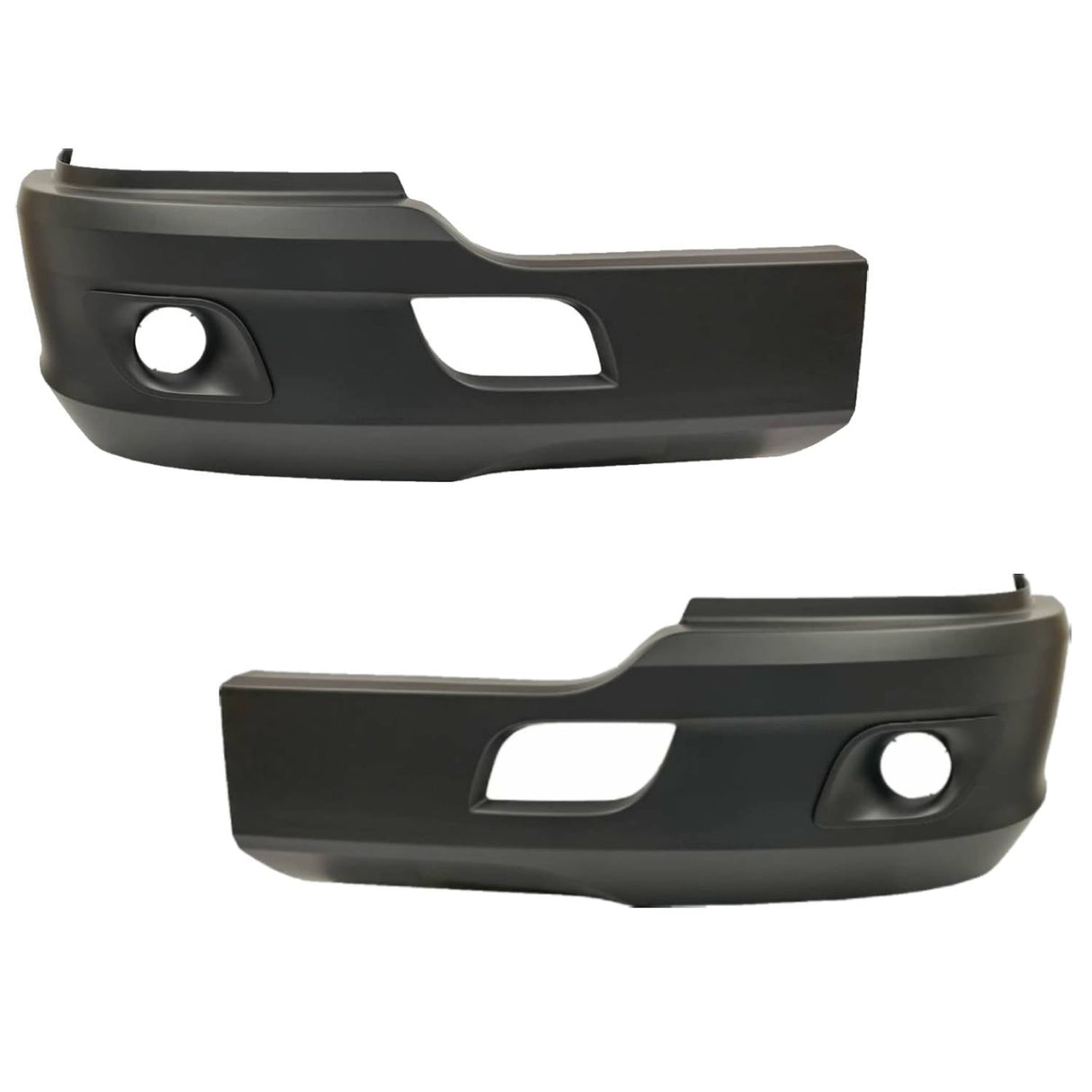 Bumper Replacement for 2014-2021 Kenworth T680 | Pair | with Fog Light Hole
