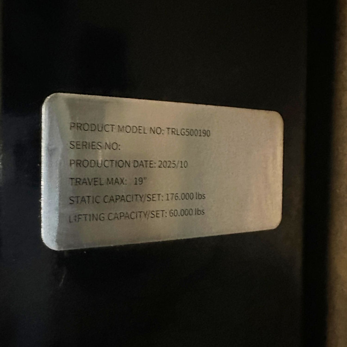 19 inch Landing Gear | Replacement Automann 568.1012 | Inside Mount | Standard Sand Shoe