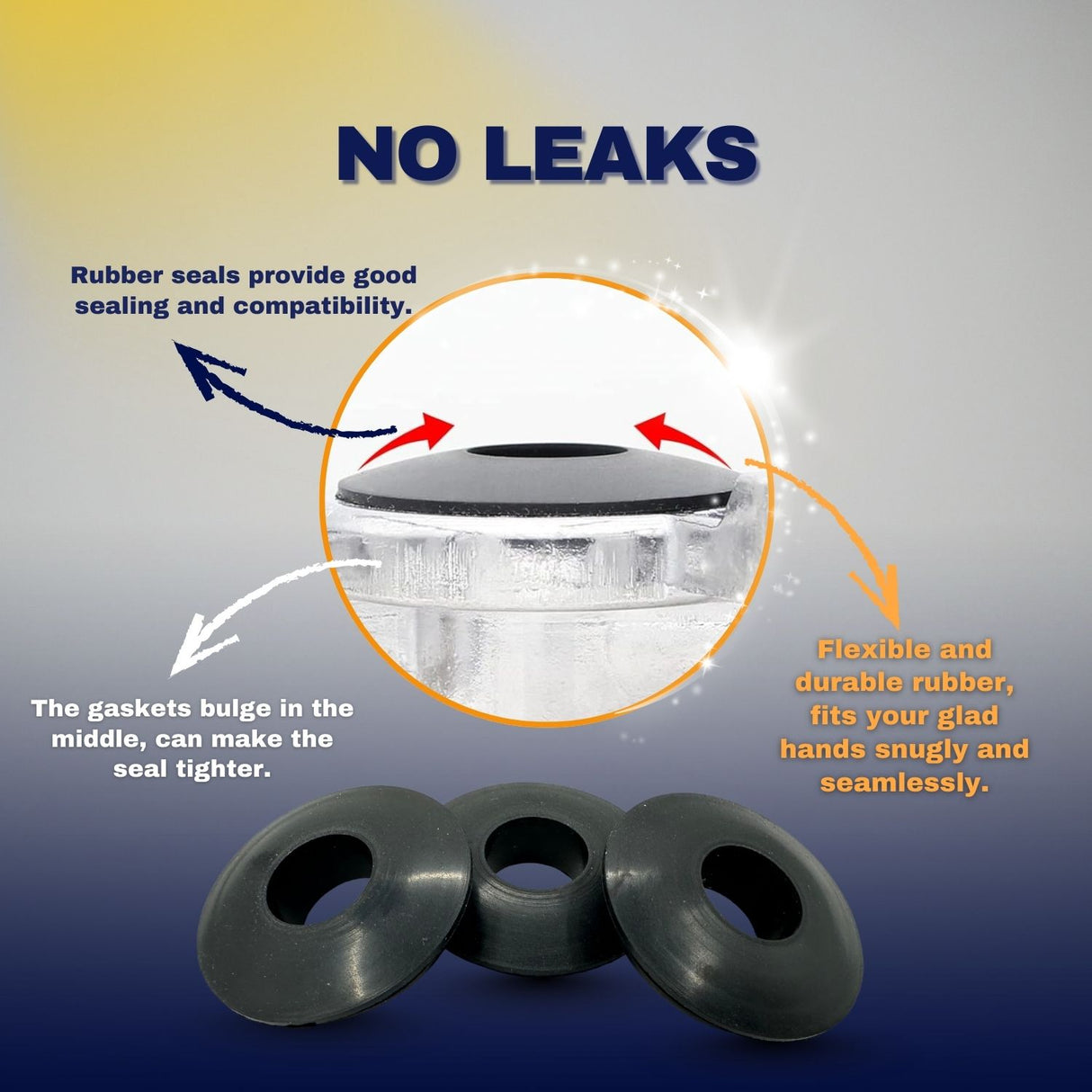 Gladhand Seal OEM Replacement | Heavy Duty Polyurethane | Oil & Chemical Resistant