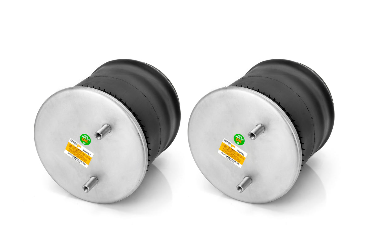 Trailer Air Spring Bag for Hendrickson AAT 25K Models | Replacement Firestone 8091 Hendrickson C-20901 | 2 Pack