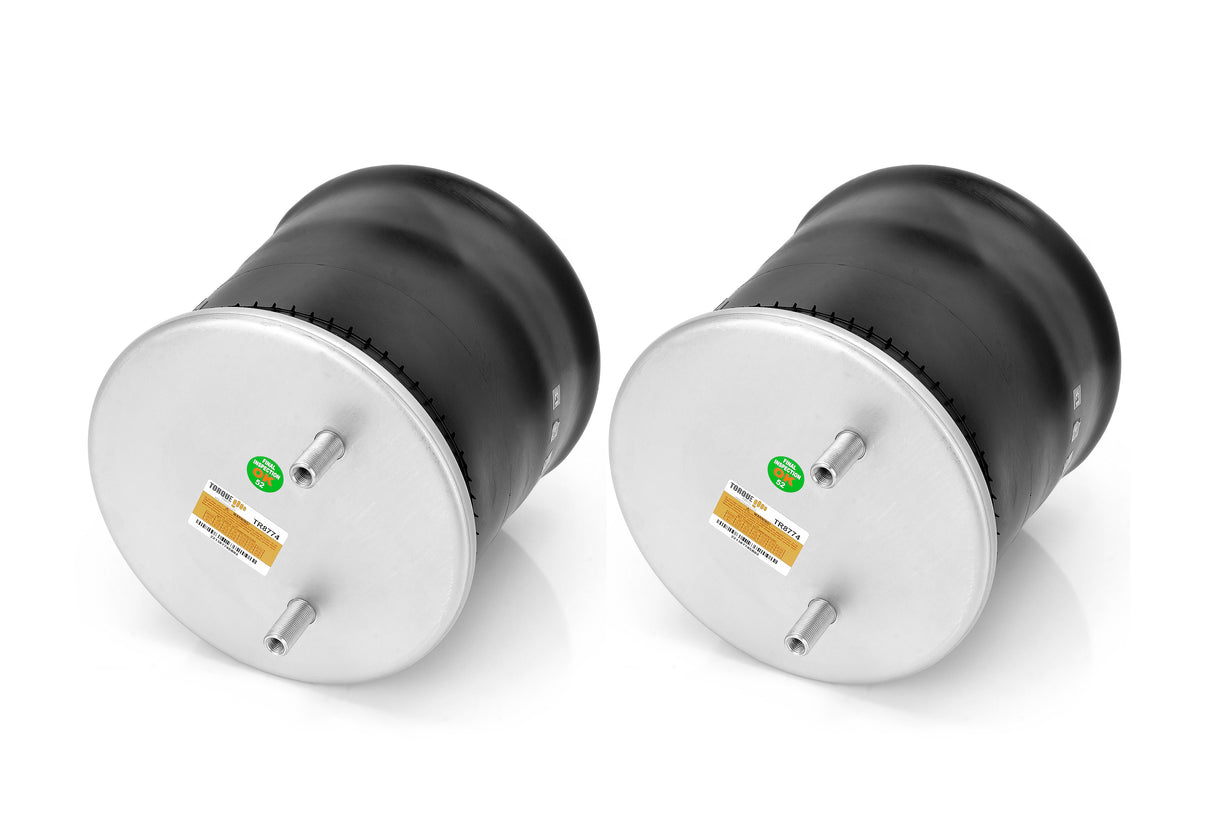 Trailer Air Spring Bag for Hendrickson AAT 30K Models (Replaces Hendrickson S-25873, C-25873, Goodyear 1R14-172) - 2 Pack Aftermarketus Reversible Sleeve Air Springs