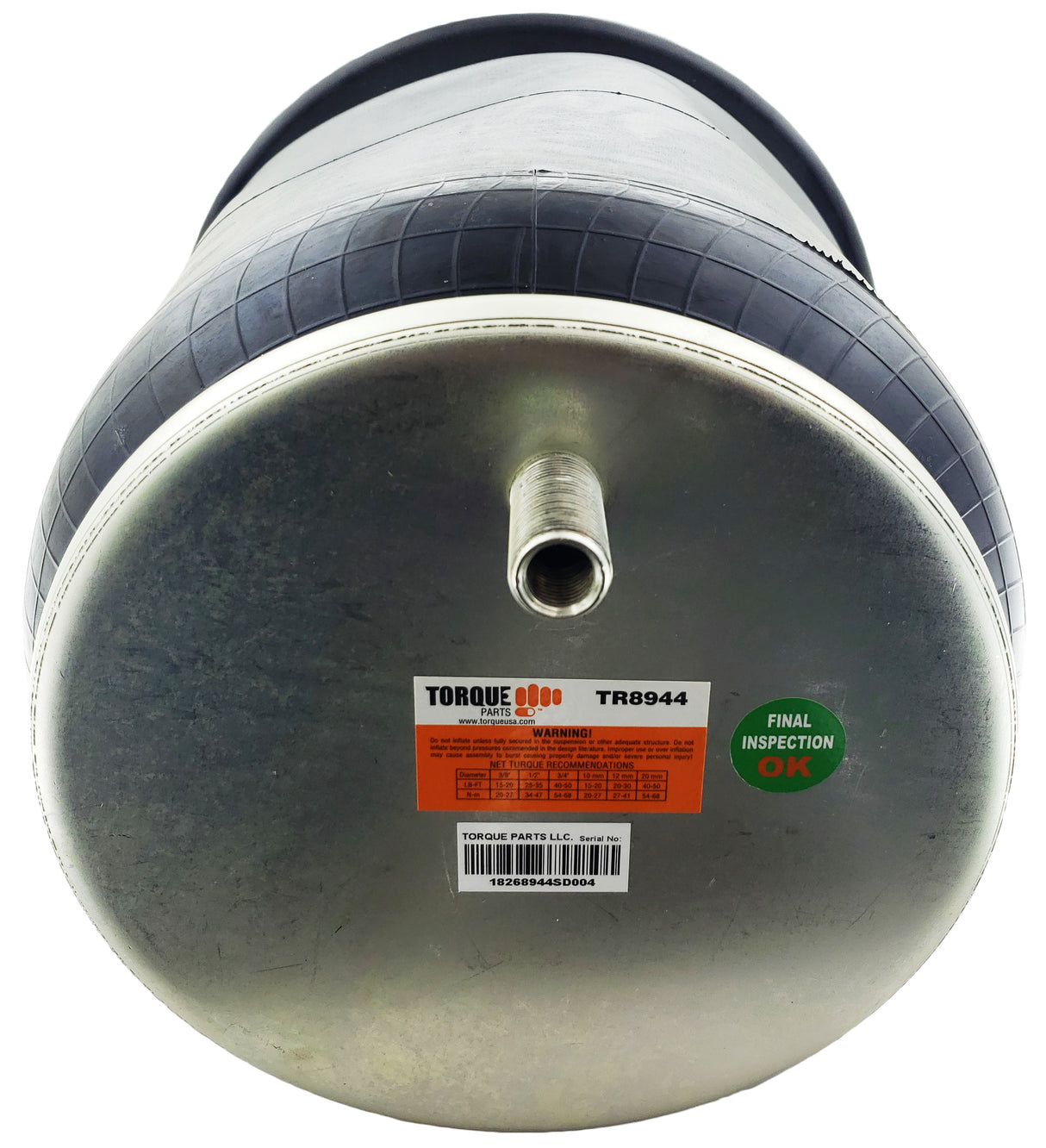 Air Spring Bag for Hendrickson Trailer (Replaces Firestone 8944, 9015, Hendrickson C-20217) - 2 Pack - Aftermarketus Torque Reversible Sleeve Air Springs