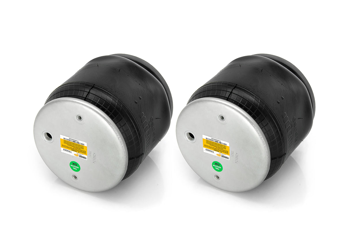 Air Spring Bag for Peterbilt Trucks (Replaces Firestone 9069, 8813, Peterbilt C81-6022) - 2 Pack - Aftermarketus Torque Reversible Sleeve Air Springs