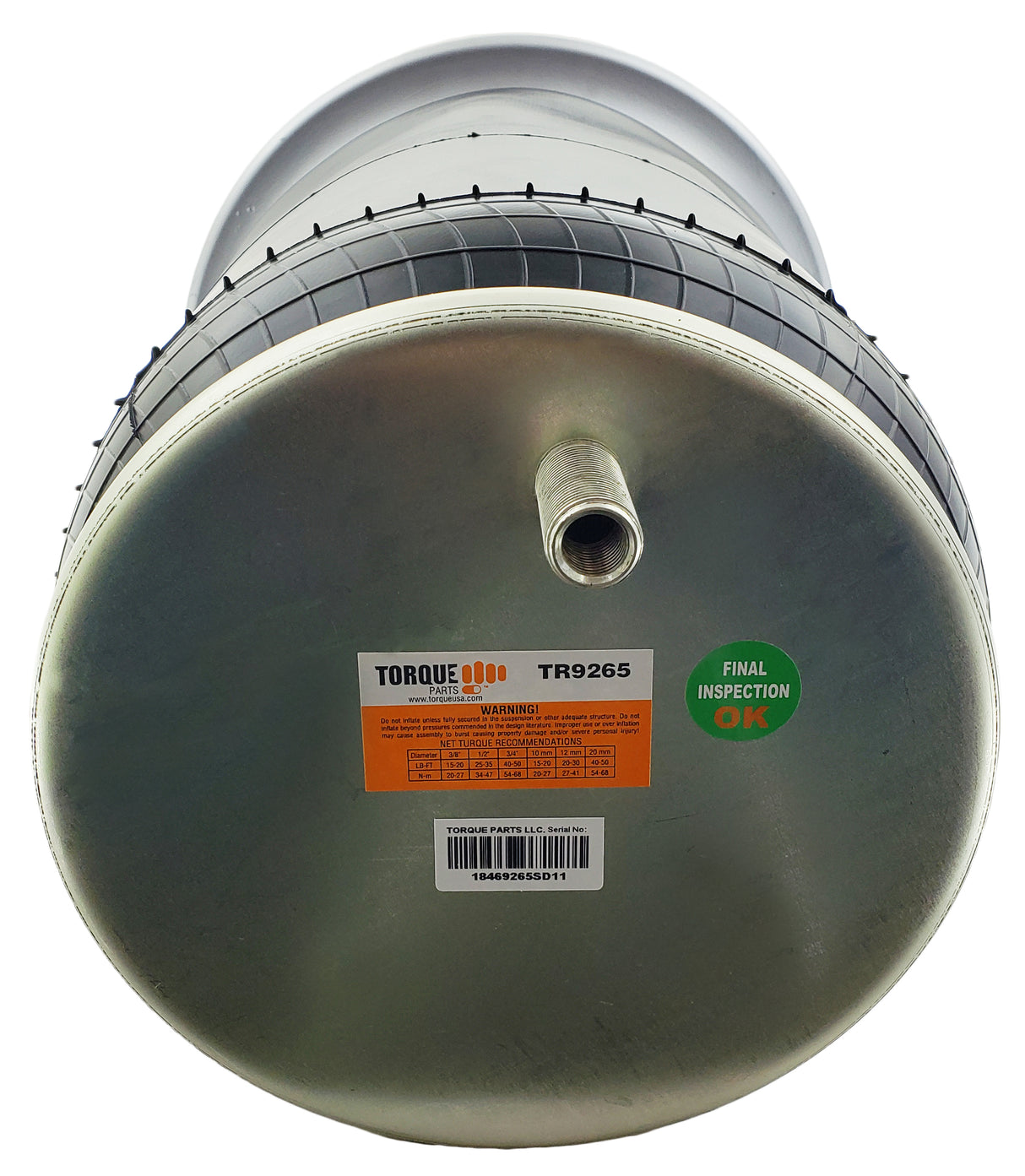 Trailer Air Spring Bag (Replaces Firestone 9265, Goodyear 1R12-375) - 2 Pack Aftermarketus Reversible Sleeve Air Springs