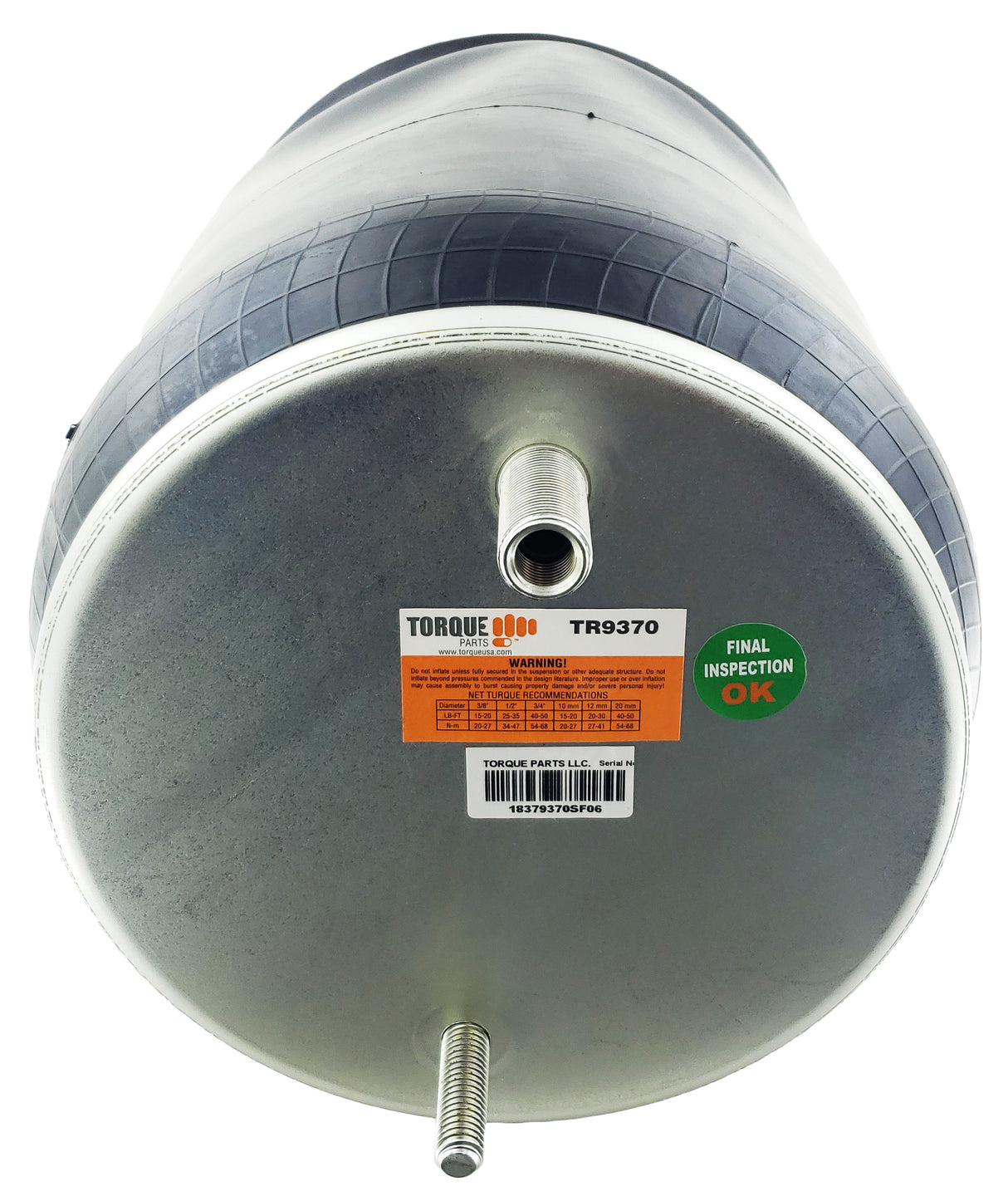 Trailer Air Spring Bag (Replaces Firestone 9370, Goodyear 1R12-440) - 2 Pack Aftermarketus Reversible Sleeve Air Springs