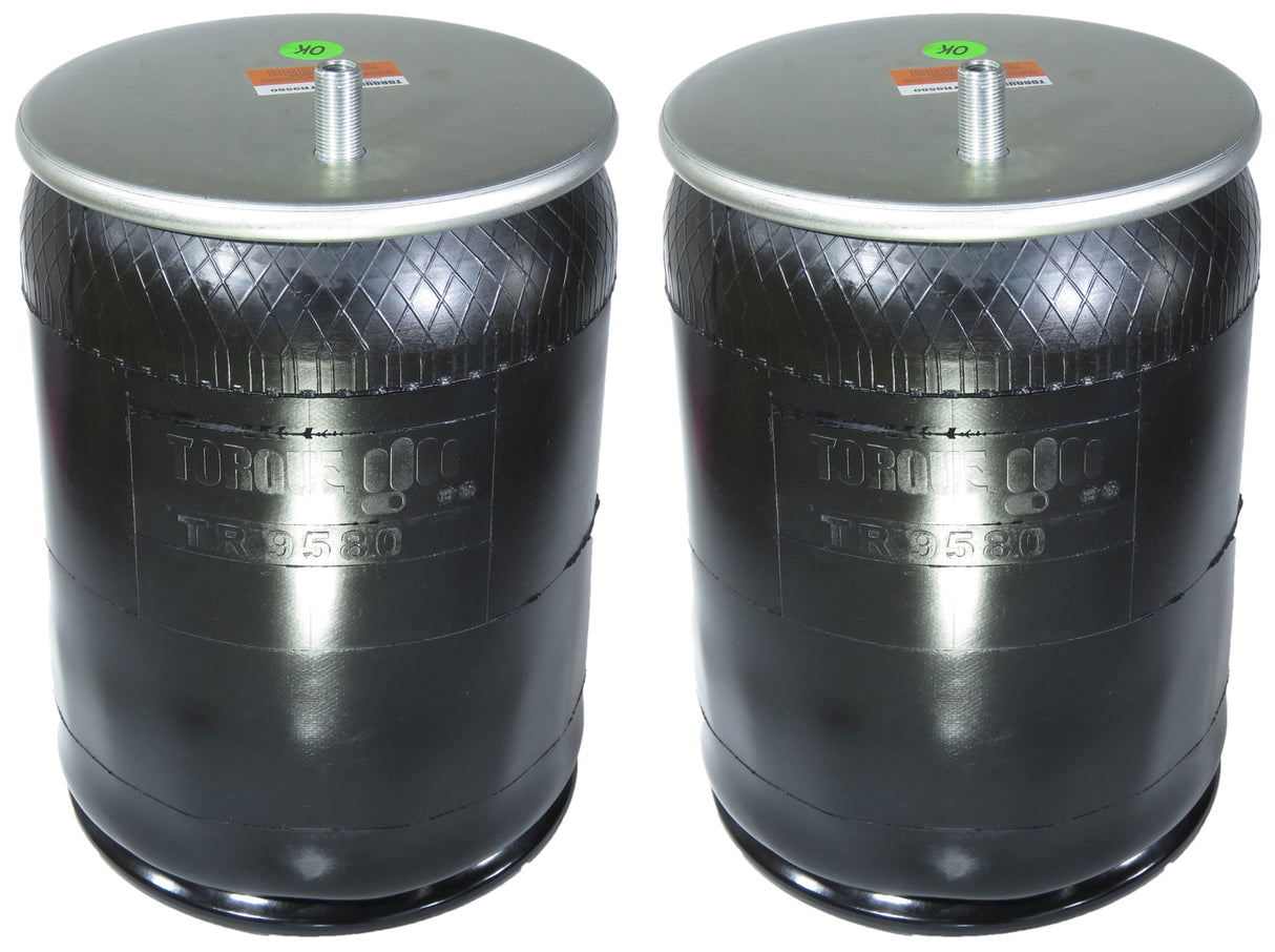 Trailer Air Spring Bag (Replaces Firestone 9580, Hendrickson C-20127, C-20414) - 2 Pack Aftermarketus Reversible Sleeve Air Springs