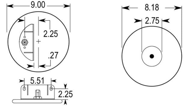2 pack of TORQUE Air Spring Bag for Kenworth Trucks (Replaces Firestone 9622, Kenworth K303-22, Firestone W01-358-9622, Goodyear 1R11-221) (2 x TR9622) - Aftermarketus Torque Reversible Sleeve Air Springs