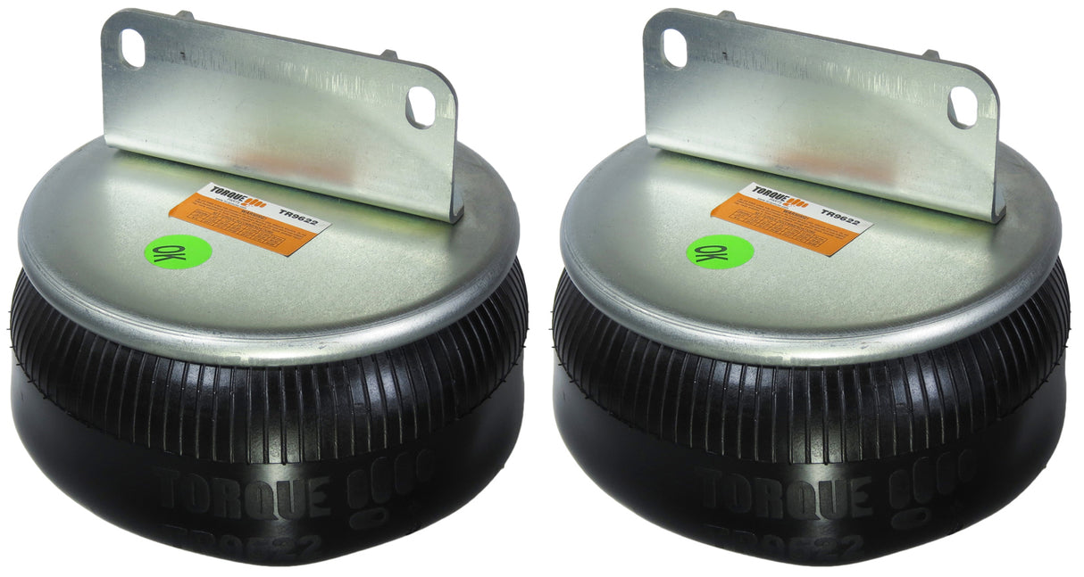 2 pack of TORQUE Air Spring Bag for Kenworth Trucks (Replaces Firestone 9622, Kenworth K303-22, Firestone W01-358-9622, Goodyear 1R11-221) (2 x TR9622) - Aftermarketus Torque Reversible Sleeve Air Springs