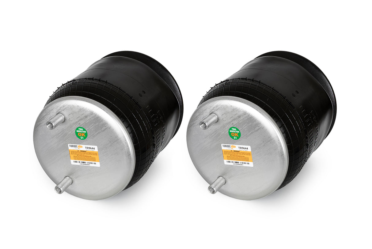 Trailer Air Spring Bag (Replaces Firestone 9644, Hendrickson C-23721) - 2 Pack