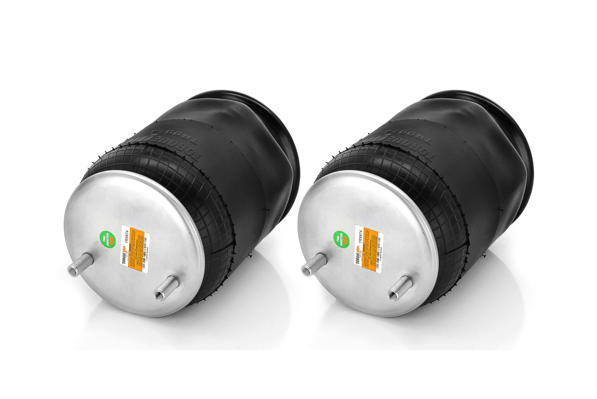 2 pack of TORQUE Trailer Air Spring Bag (Replaces Firestone 9974, Firestone W01-358-9974, Goodyear 1R12-1048) (2 x TR9974)