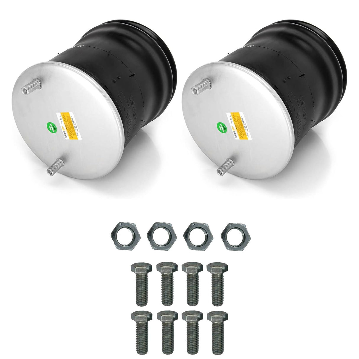 Trailer Air Spring Bag w/ Hardware Kit - Replaces Firestone 8050, 8058, Hendrickson S-4771 Aftermarketus Reversible Sleeve Air Springs