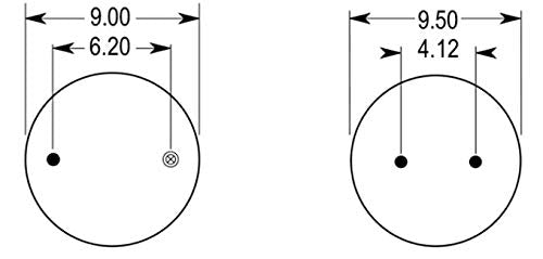 Air Spring Bag for Kenworth Trucks (Replaces Firestone 9422, Kenworth K303-15) - 2 Pack