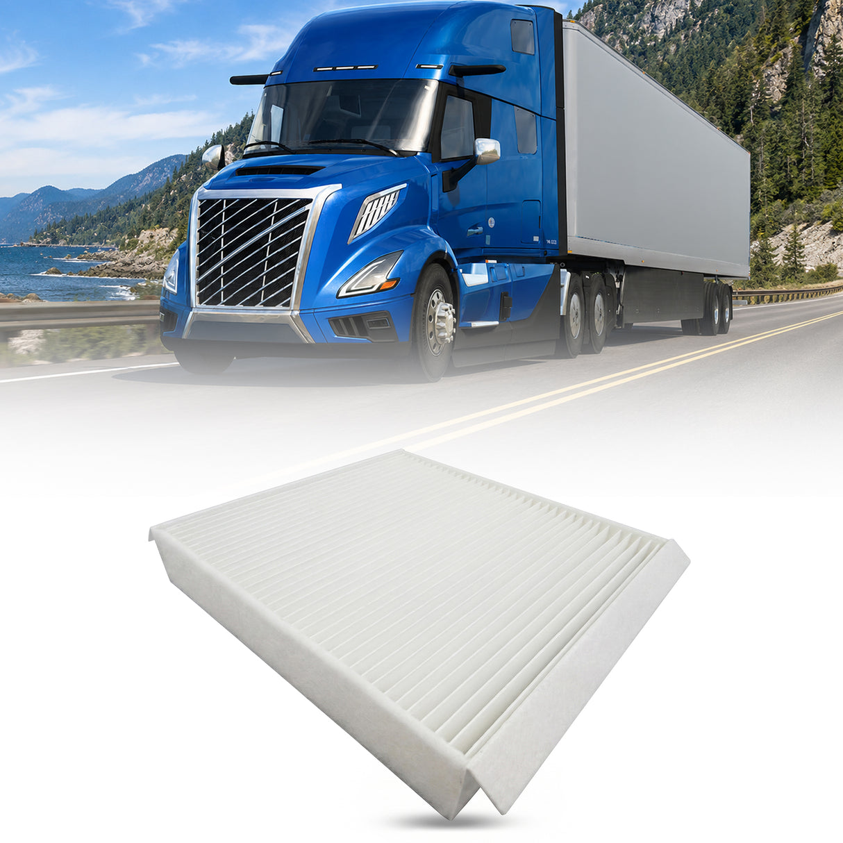 Cabin Air Filter for 2024+ Volvo VNL & VHD | Replacement 23582260