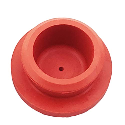 Aluminum Trailer Hub Cap with Rubber Plugs | Replacement Stemco 343-4009 SKF 1643