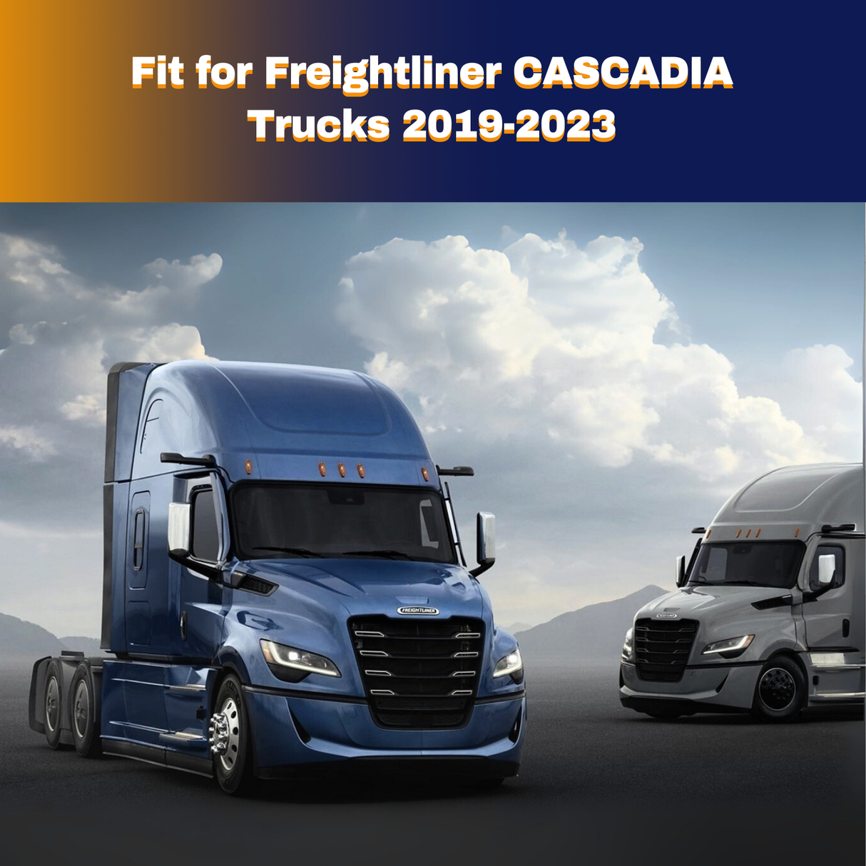 Washable Cabin Air Filter for 2019-2023 Freightliner Cascadia Trucks | Replacement PA30107 AF55836