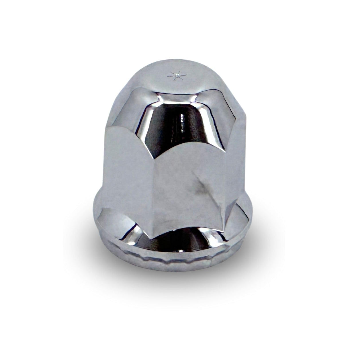 33mm Screw-On Lug Nut Covers for Semi Trucks - Chrome - Universal - 10 Pack