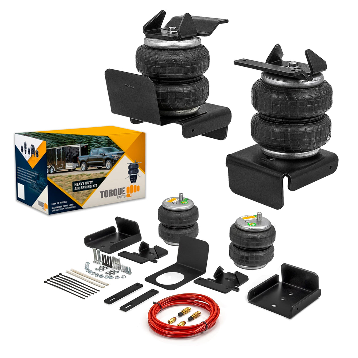Air Bag Suspension Kit For 2019-2026 Chevy Silverado 1500 Works As Airlift 57288 57388