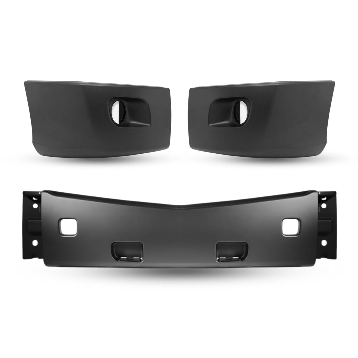 Front Bumper Replacement Set (with Fog Light Hole) for 2013-2022 Peterbilt 579