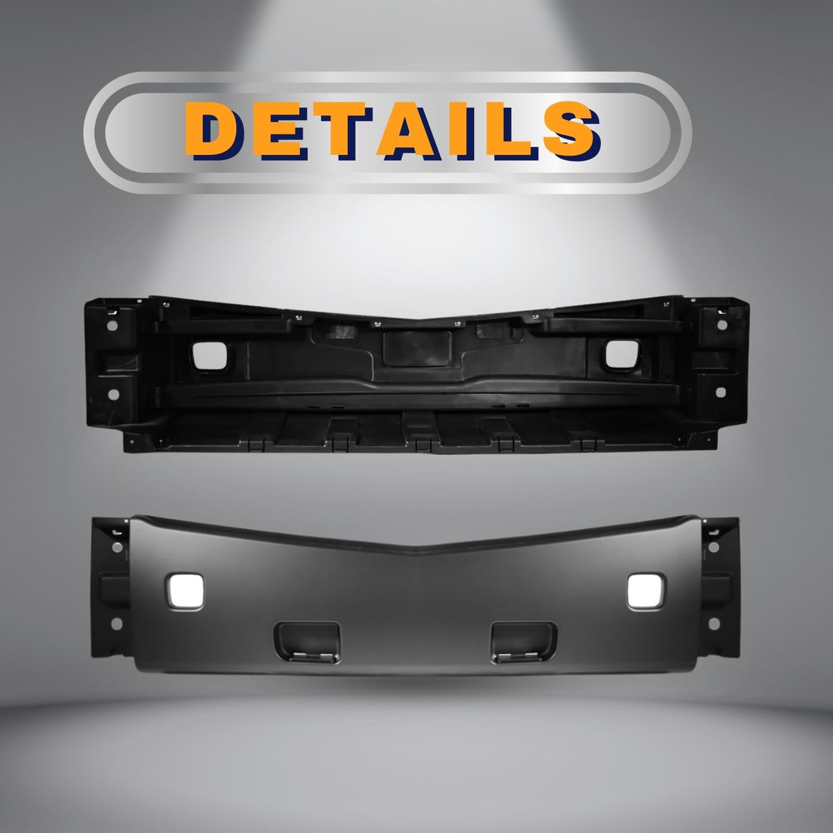 Front Center Bumper Replacement for 2013-2022 Peterbilt 579 Semi Trucks