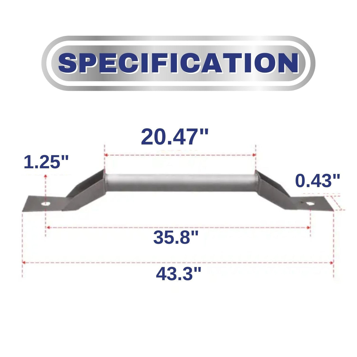 1996-2006 Silverado Front Fuel Tank Support Crossmember Kit