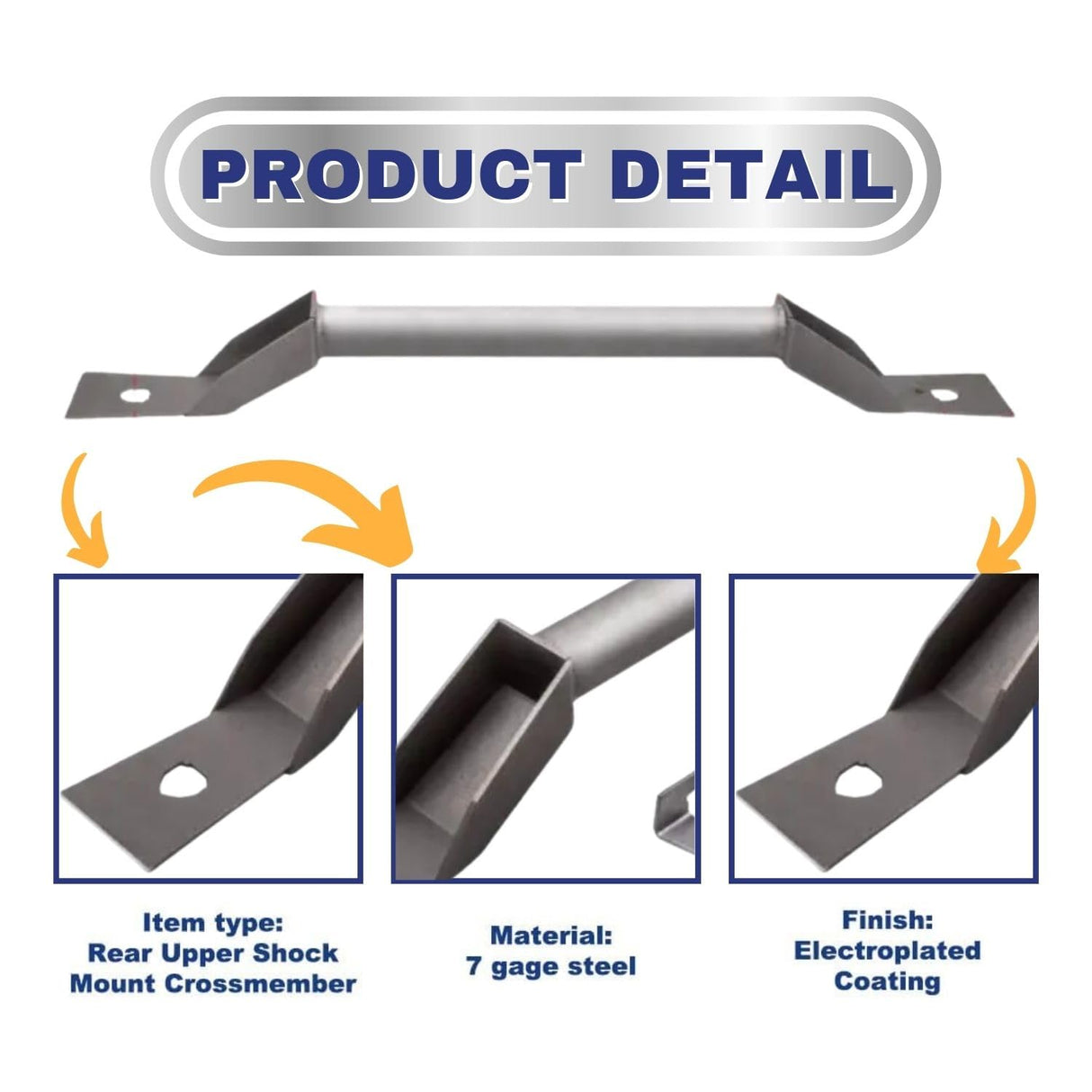 1996-2006 Silverado Front Fuel Tank Support Crossmember Kit