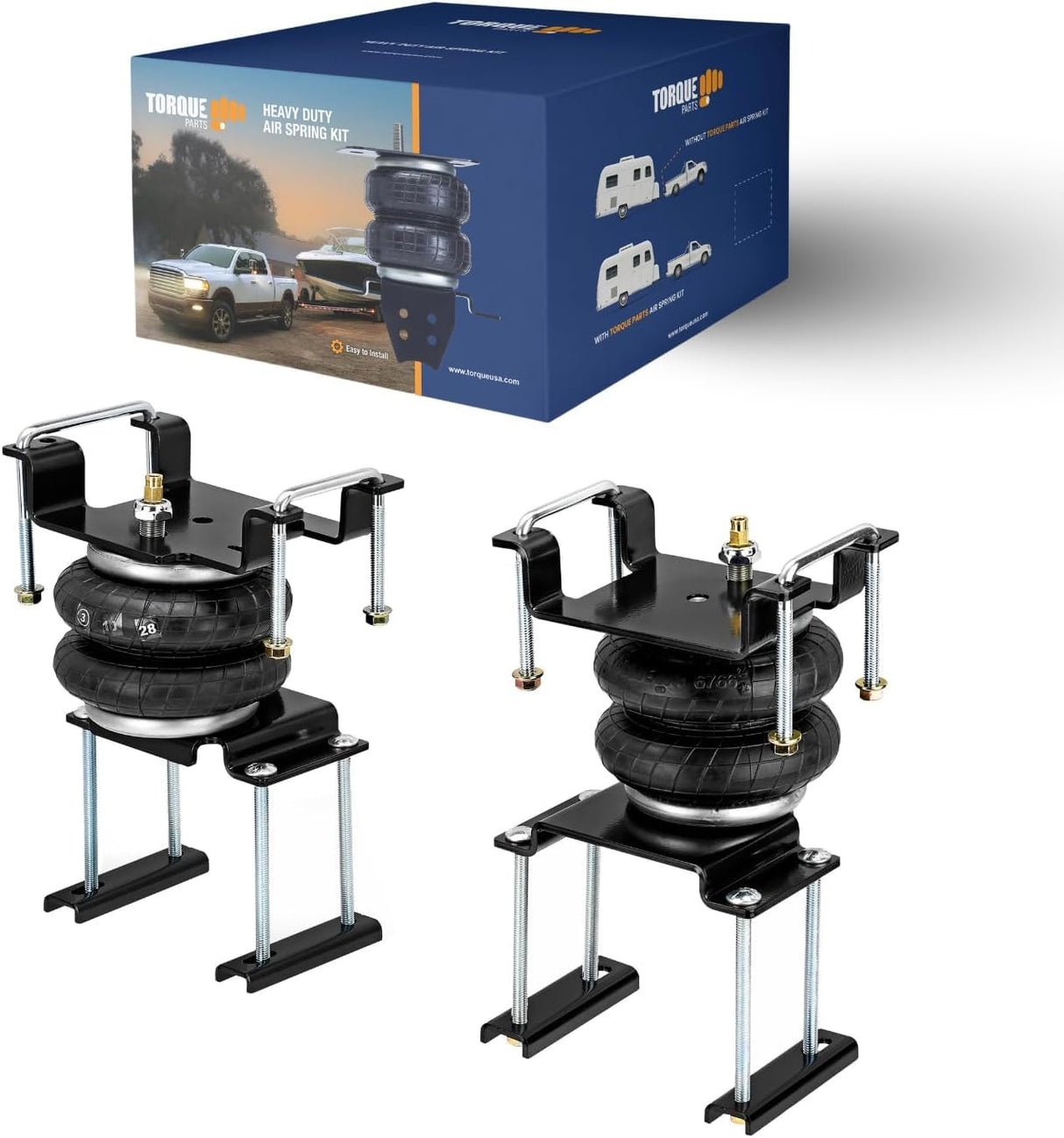 Air Bag Suspension Kit for 2005-2020 Nissan Frontier | Up to 7,500 lbs Load Capacity