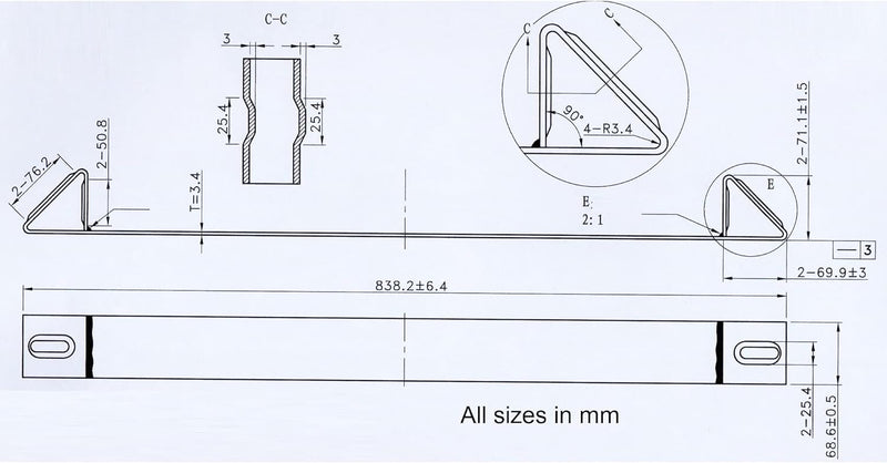 33'' Steel Heavy-Duty Coil Rack for Flatbed Trailer - 10 Pcs