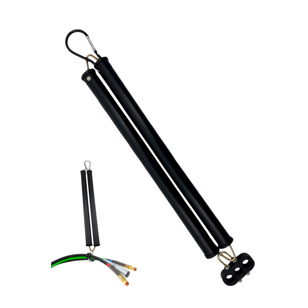 3 in 1 ABS Air Line Hose Tracker Tender Kit with 20" Double Spring | Replacement Tectran 9421-2