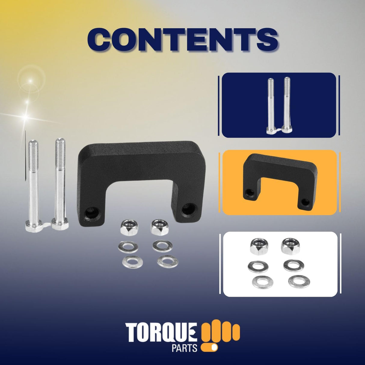 2" Leveling Kit for 2007-2024 Chevrolet Silverado 1500 Suburban Tahoe