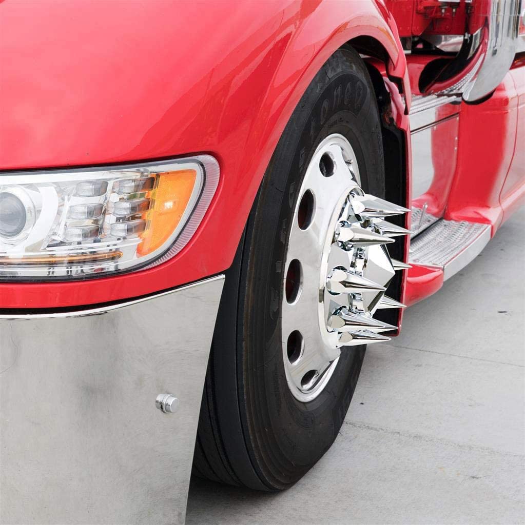 10 pcs of 33mm Spike Screw-on Lug Nut Covers for Semi Truck