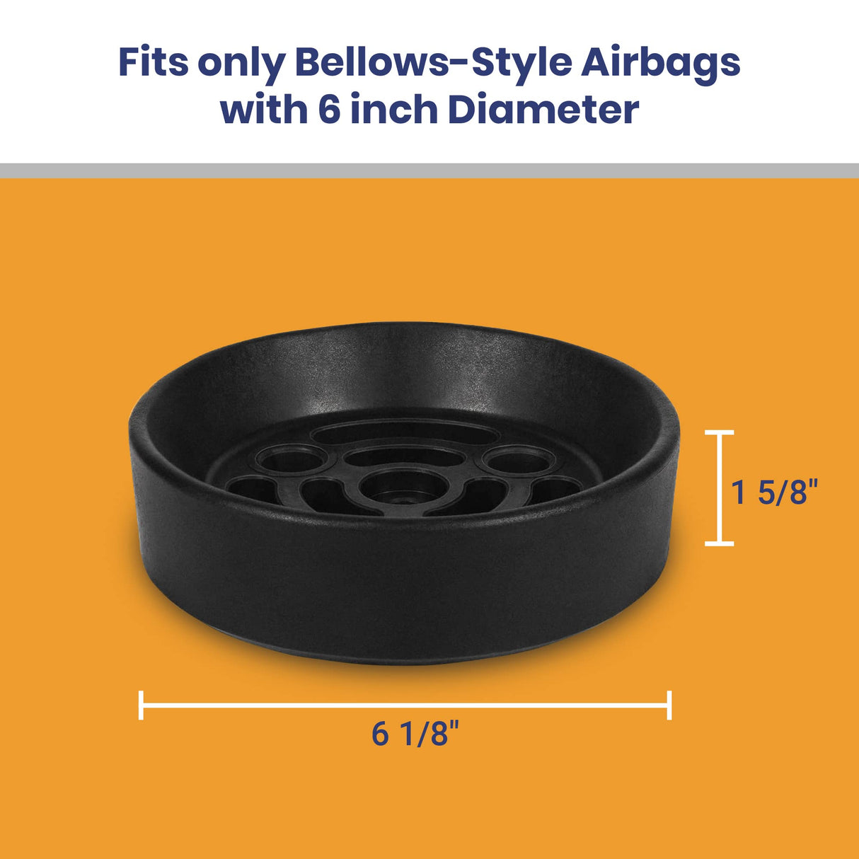 6" Air Bag Cradle Kit | Direct Replacement for Daystar KU09140BK, Fits Firestone & Air Lift