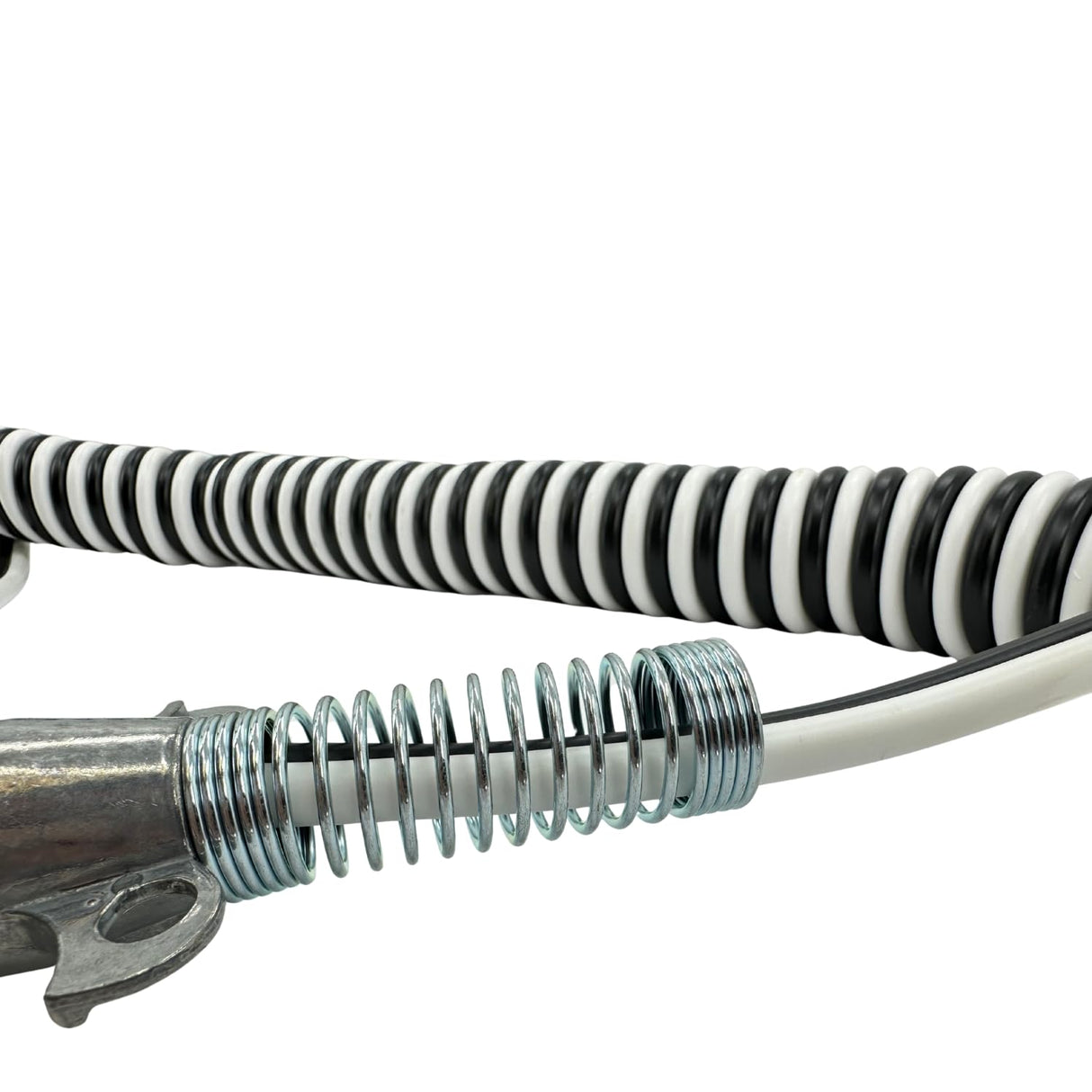 15’ Coiled Dual Pole Liftgate Electric Cable with Two Dual Pole Buffalo Plugs | 4 Gauge | 200 Amp