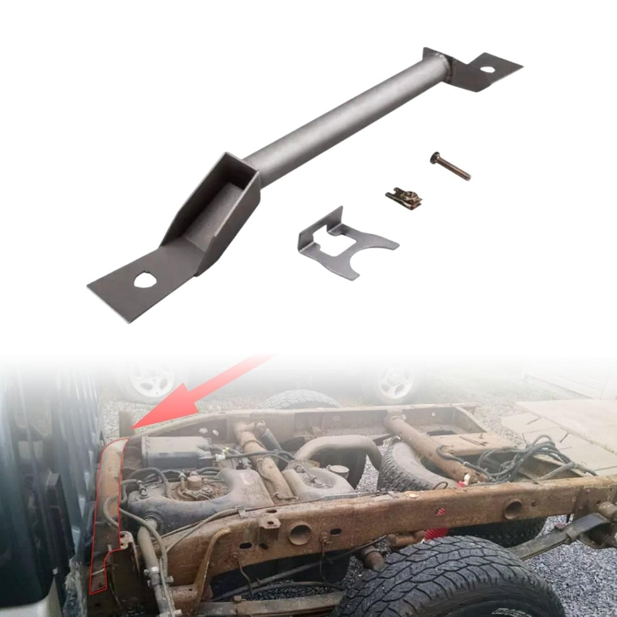 1996-2006 Silverado Front Fuel Tank Support Crossmember Kit