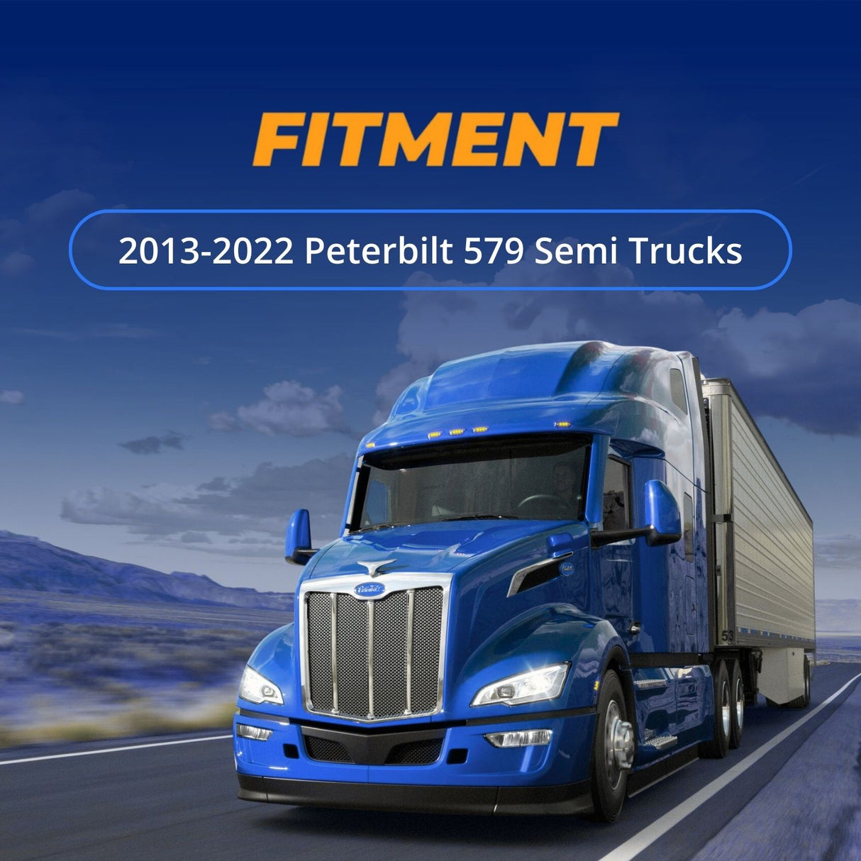 Side Corner Bumper (with Fog Light Hole) for 2013 - 2022 Peterbilt 579 | Right