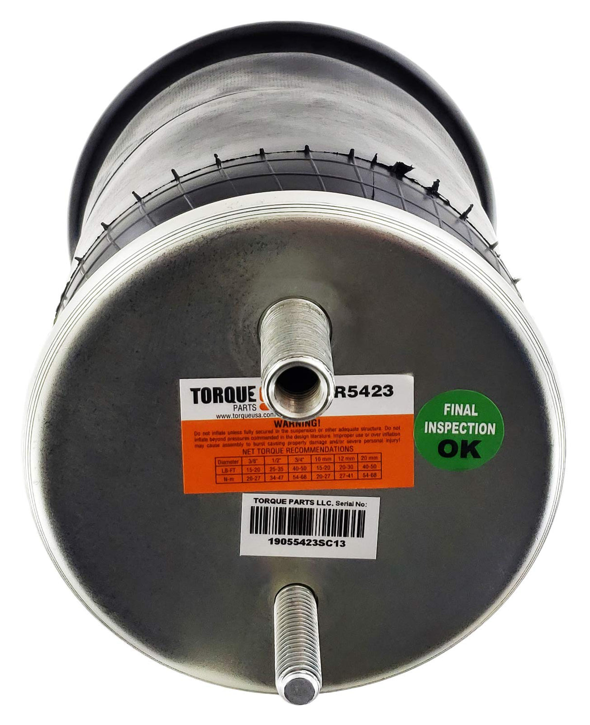 Trailer Air Spring Bag | Replacement Firestone 5423 Granning 5235 | 2 Pack