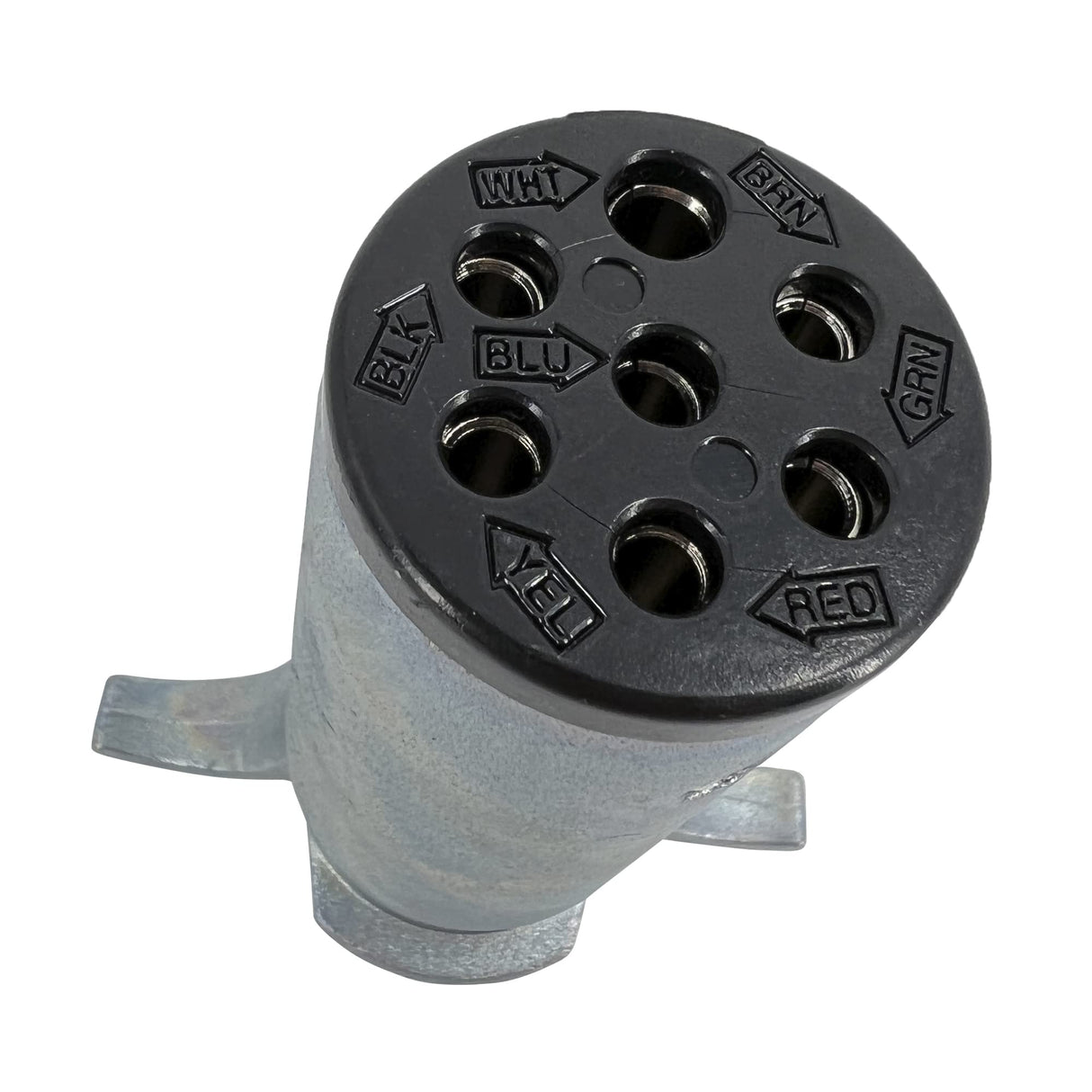 TORQUE 7 Pin Round Trailer Connector Wiring Socket Plug