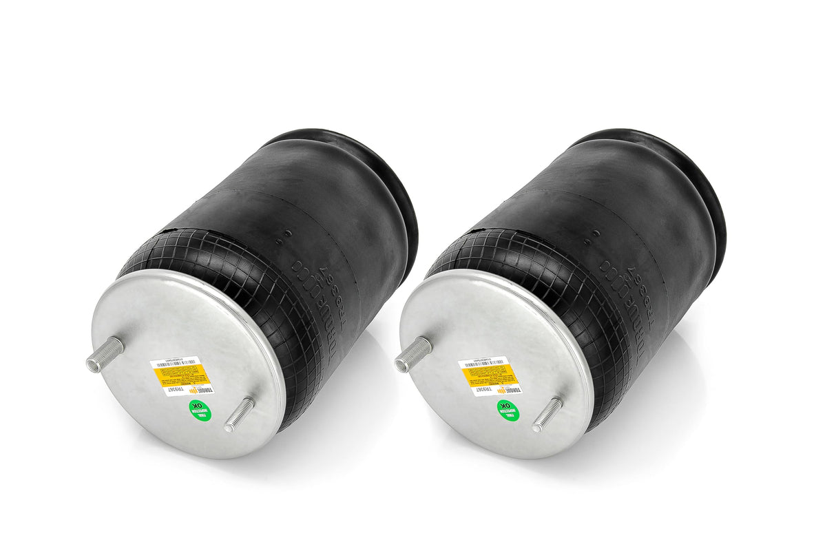 Trailer Air Spring Bag | Replacement Firestone 9367 W&C AS-0104 Hendrickson S-14249 | 2 Pack