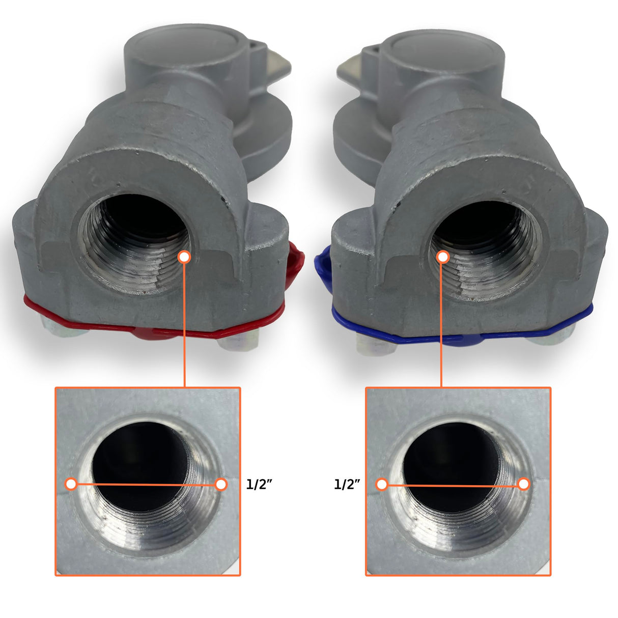 TORQUE Emergency Glad hand and Standard Service Gladhand