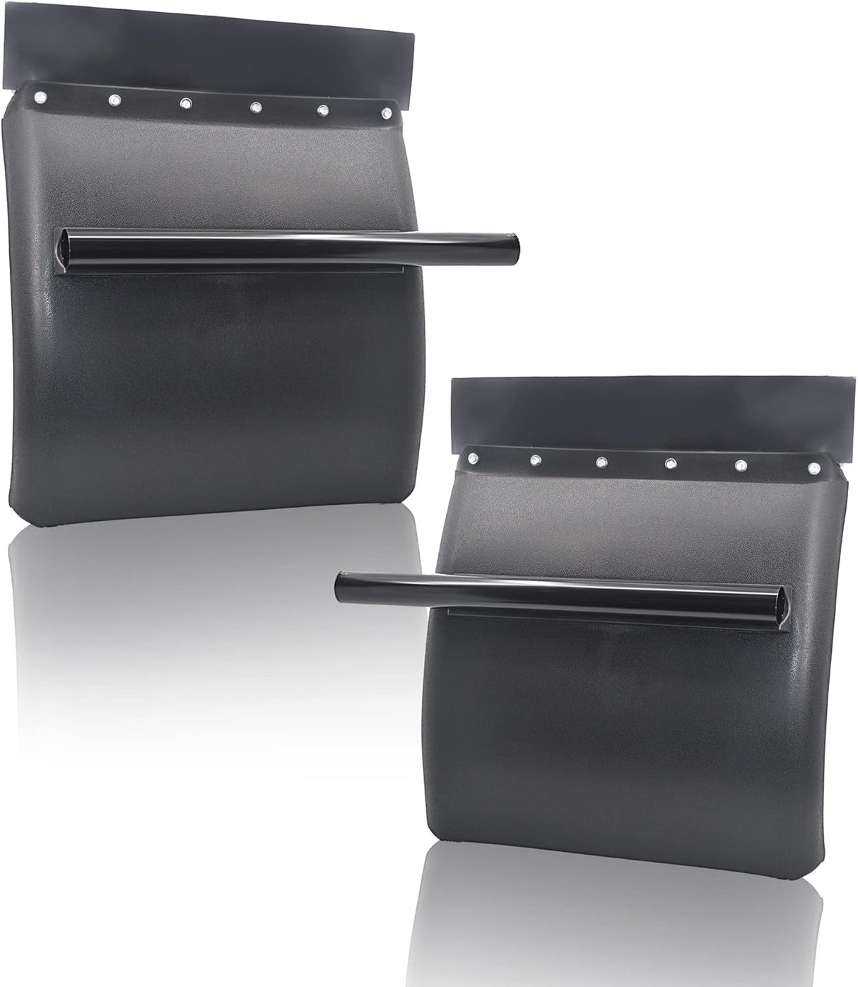 24” x 29” Heavy-Duty Black Poly Quarter Fender Set w/Tube Bracket Aftermarketus Fenders