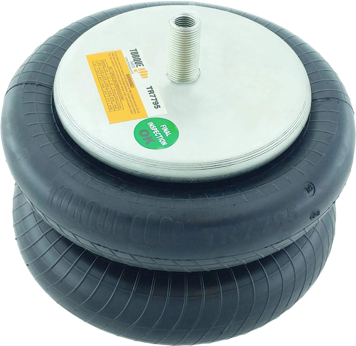 Double Convoluted Air Spring Bag (Replaces Firestone 7897, W01-358-7795, Hendrickson C-11486) - 2 Pack