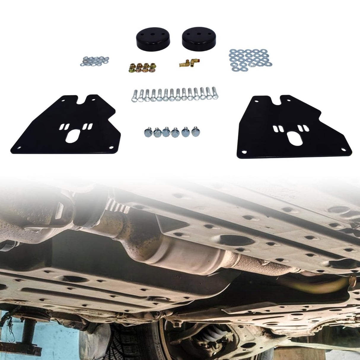 Rear Bracket Set for Air Helper Suspension Bags | Compatible with 1963-1972 Chevrolet C10