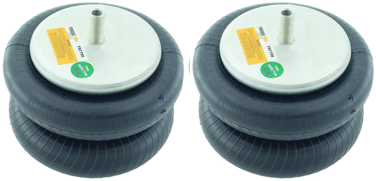 Double Convoluted Air Spring Bag (Replaces Firestone 7897, W01-358-7795, Hendrickson C-11486) - 2 Pack