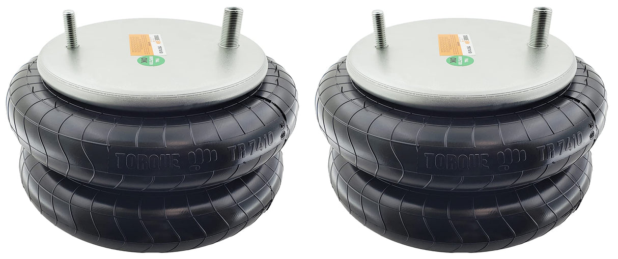 Double Convoluted Air Spring Bag | Replacement Firestone 7410 Freightliner 16-11378-000 | 2 Pack