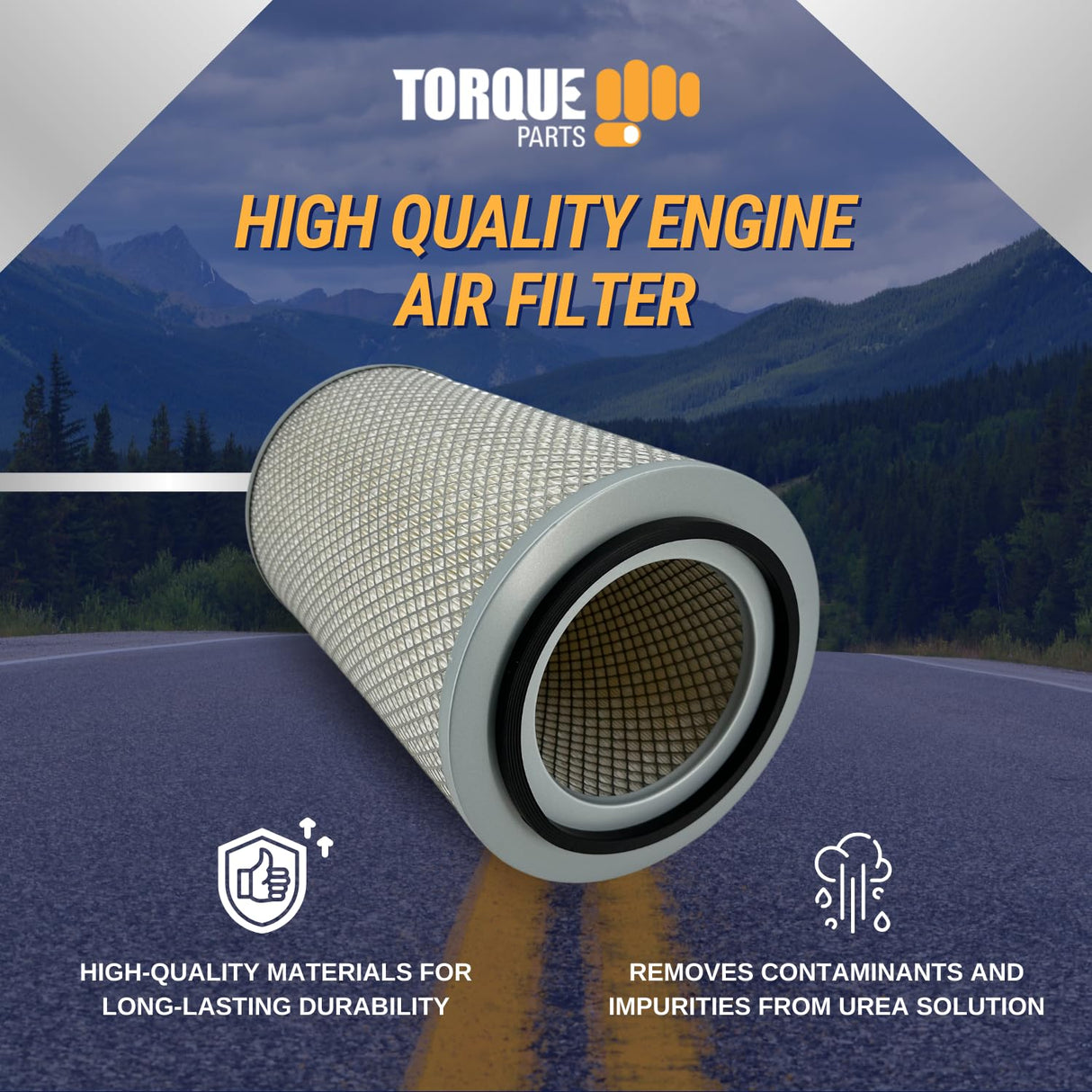 Engine Air Filter for IHC Champion IC Buses | Replacement Donaldson P181028 Fleetguard AF979