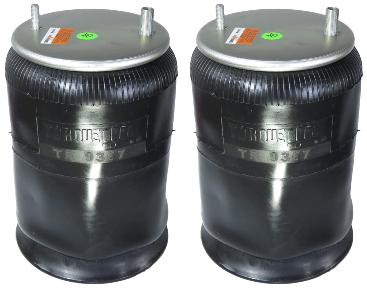 Trailer Air Spring Bag | Replacement Firestone 9367 W&C AS-0104 Hendrickson S-14249 | 2 Pack
