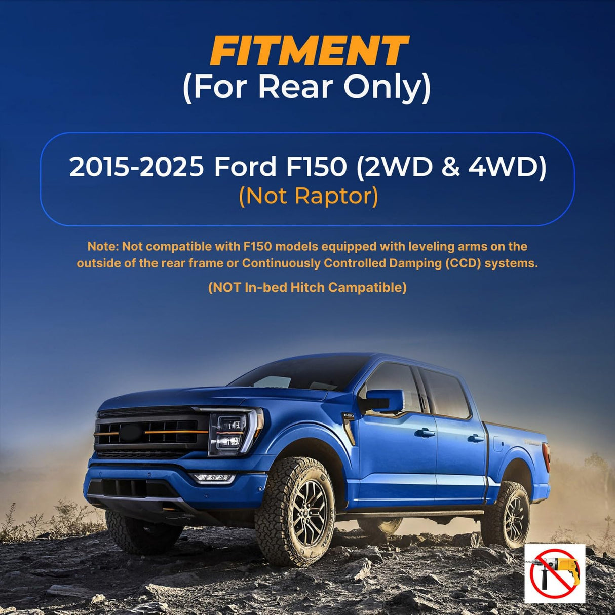 Air Spring Bag Suspension Kit for 2015-2025 Ford F150 2WD 4WD (with Cradle)